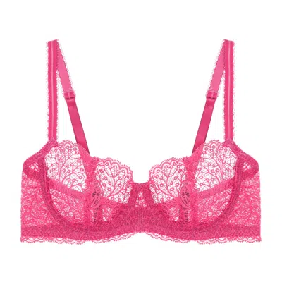 Journelle Women's Pink Allegra Balconette Bra Raspberry Meringue