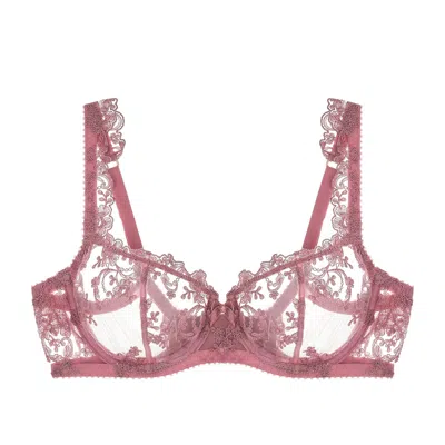 Journelle Women's Pink Cristiana Balconette Bra Delicate Rose