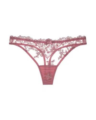 Journelle Women's Pink Cristiana Thong Delicate Rose In Animal Print