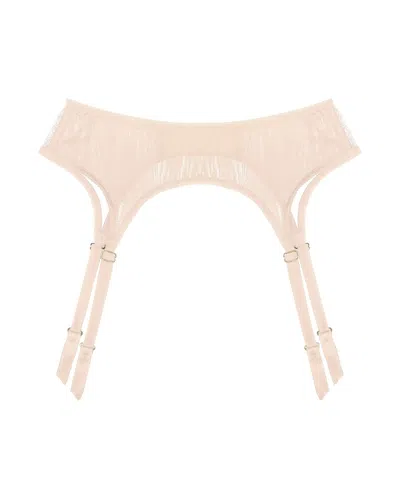 Journelle Women's Pink Iris Suspender Belt Delicate
