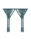 Journelle Women's Pink Natalia Suspender Belt Emerald In Green