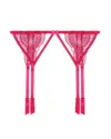 Journelle Women's Pink Natalia Suspender Belt Wisteria In Pink