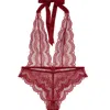 Journelle Women's Red Natalia Bodysuit Bordeaux In Red