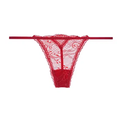 Journelle Women's Red Sapna G-string Claret