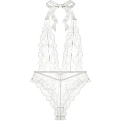Journelle Women's White Anais Bodysuit Powder