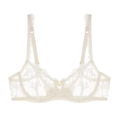 Journelle Women's White Cristiana Balconette Bra Vanille