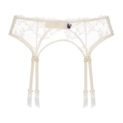 Journelle Women's White Cristiana Suspender Belt Vanille