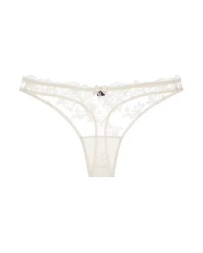 Journelle Women's White Cristiana Thong Vanille