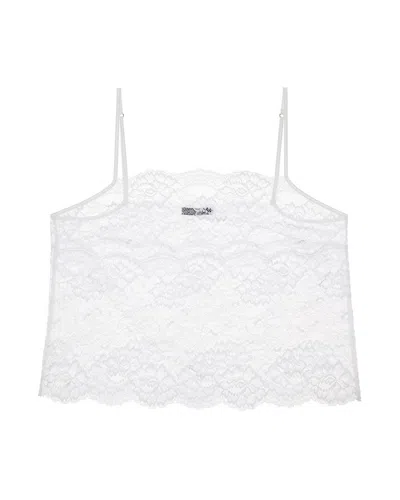 Journelle Women's White Isabel Modern Lace Cami Blanc