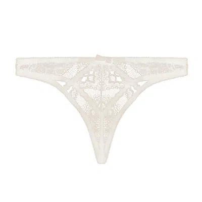 Journelle Women's White Natalia String Thong Alabaster