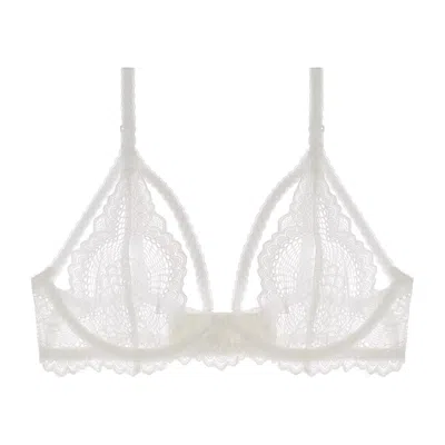JOURNELLE WOMEN'S WHITE NATALIA UNDERWIRE BRA ALABASTER