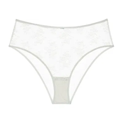 Journelle Women's White Romy High Waist Brief Alabaster