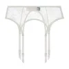 Journelle Women's White Romy Suspender Belt Alabaster In White