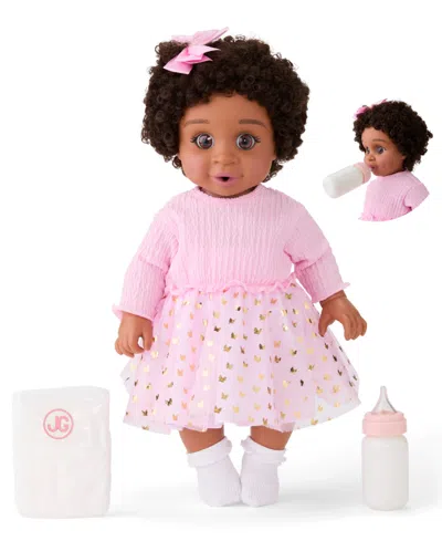 Journey Girls Kids' Drink Wet 14" Baby Doll, Created For Macy's In Light,pastel Brown