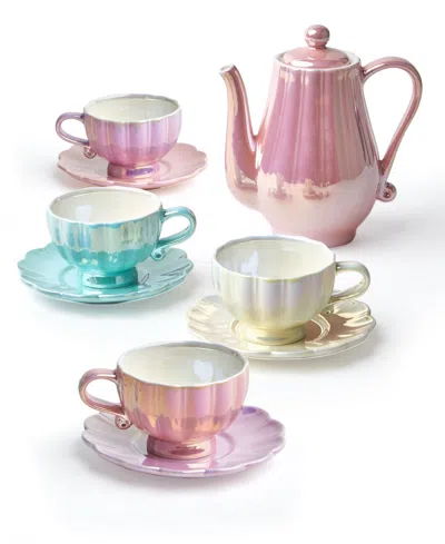 Journey Girls Glam Tea Party Ceramic Tea Set In Multi