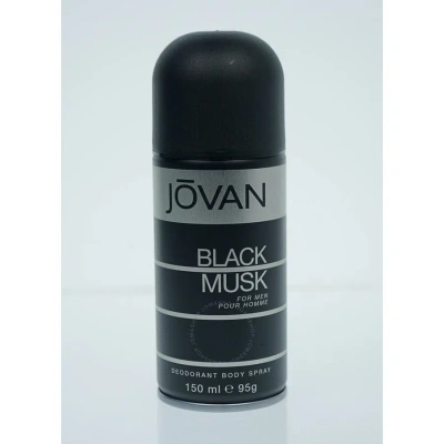 Jovan Men's Black Musk Deodorant Body Spray Spray 5 oz Fragrances 007341046888