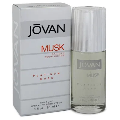 Jovan Platinum Musk Cologne Spray For Men In White