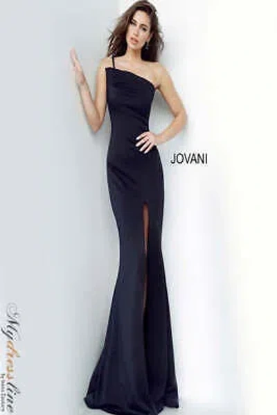 Pre-owned Jovani 00567 Evening Dress Lowest Price Guarantee Authentic In Black