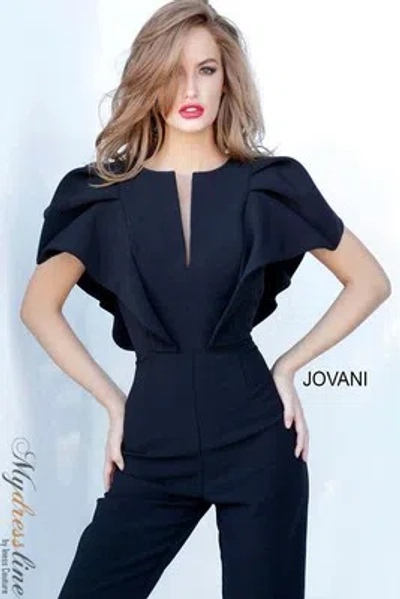 Pre-owned Jovani 00762 Evening Dress Lowest Price Guarantee Authentic In Black