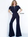 Jovani 00762 Long Formal Jumpsuit Dress In Blue