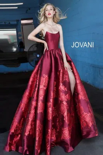 Pre-owned Jovani 02038 Evening Dress Lowest Price Guarantee Authentic In Purple
