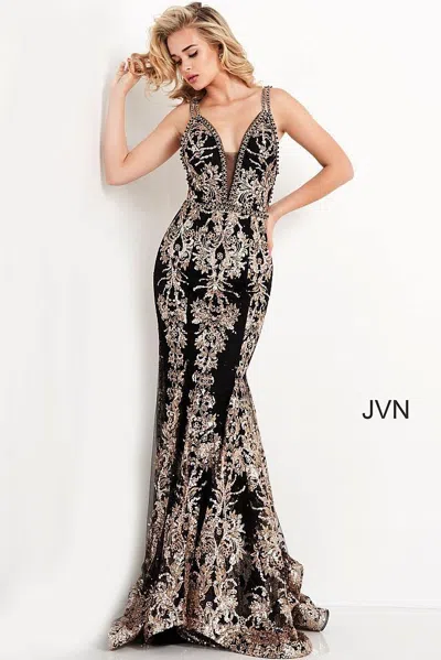 Jovani 04789 Prom Long Formal Trumpet Sexy Dress In Multi