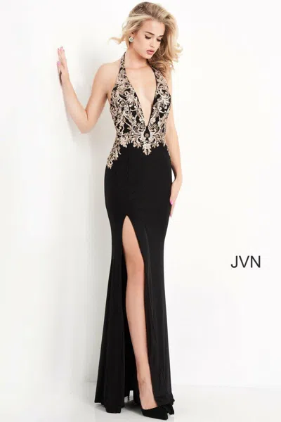 Jovani 04791 Prom Long Halter Sexy Formal Dress In Multi