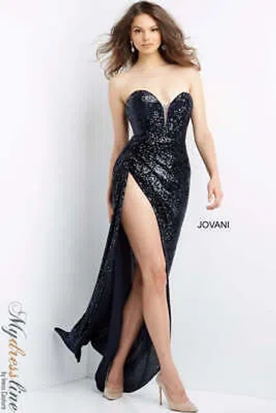 Pre-owned Jovani 04870 Evening Dress Lowest Price Guarantee Authentic In Royal
