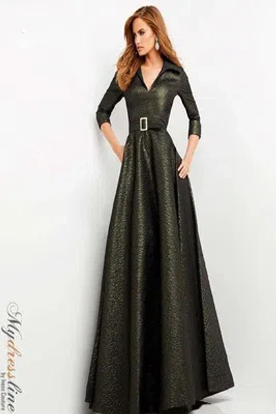 Pre-owned Jovani 05075 Evening Dress Lowest Price Guarantee Authentic In Olive