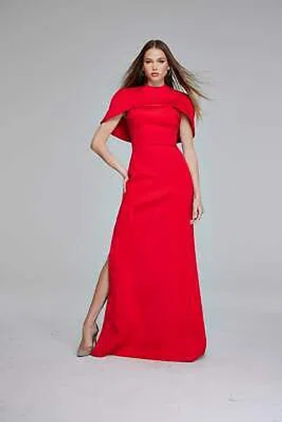 Pre-owned Jovani 06538 Evening Dress Lowest Price Guarantee Authentic In Red