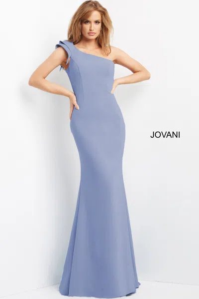 Jovani 06935 Long Formal Mermaid Fit Evening Prom Dress In Purple