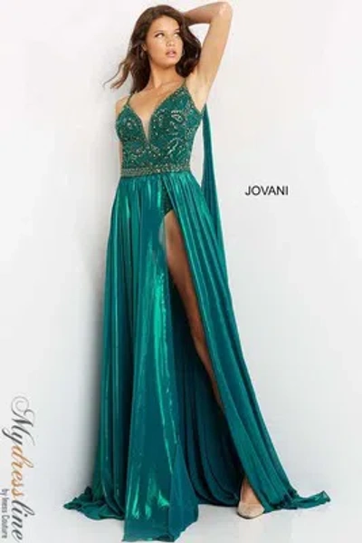 Pre-owned Jovani 07249 Evening Dress Lowest Price Guarantee Authentic In Hot-pink