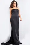 Jovani 07427 Long Fitted Formal Prom Dress In Black