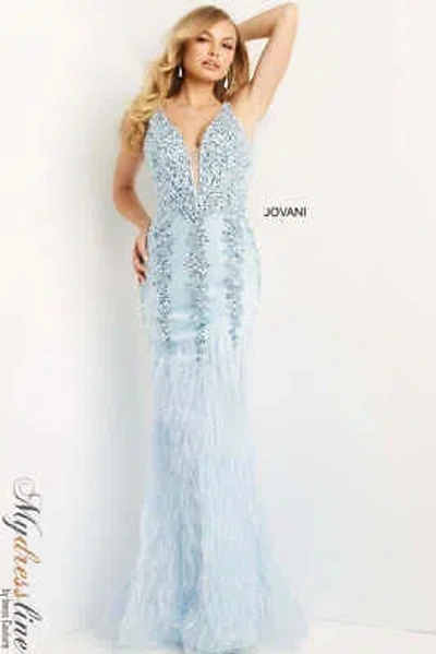 Pre-owned Jovani 08140 Evening Dress Lowest Price Guarantee Authentic In Blush