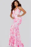Jovani 08257 Long Formal Evening Prom Dress In Multi