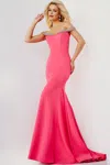 Jovani 08436 Formal Long Prom Beaded Dress In Pink