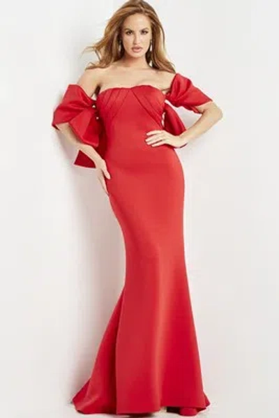 Pre-owned Jovani 09064 Evening Dress Lowest Price Guarantee Authentic In Navy