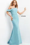 Jovani 09129 Long Mermaid Evening Formal Dress In Blue