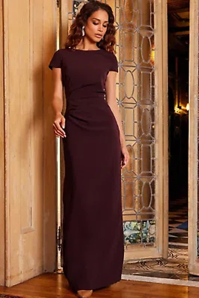 Pre-owned Jovani 09573 Evening Dress Lowest Price Guarantee Authentic In Navy