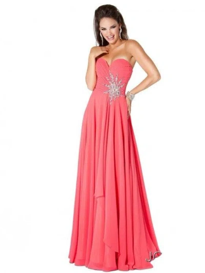 Jovani 110967 Long Formal Strapless Prom Dress In Black