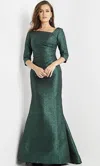 Jovani 23270 Formal Long Evening Mermaid Dress In Green