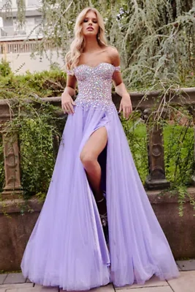 Pre-owned Jovani 23963 Evening Dress Lowest Price Guarantee Authentic In Hot Pink/multi