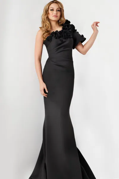 Jovani 24279 Mermaid Long Evening Formal Dress In Black