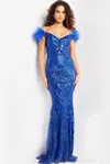 Jovani 26041 Prom Formal Evening Long Gown In Blue