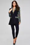 Jovani 26304 Long Sleeve Formal Blazer Pant Suit In Multi