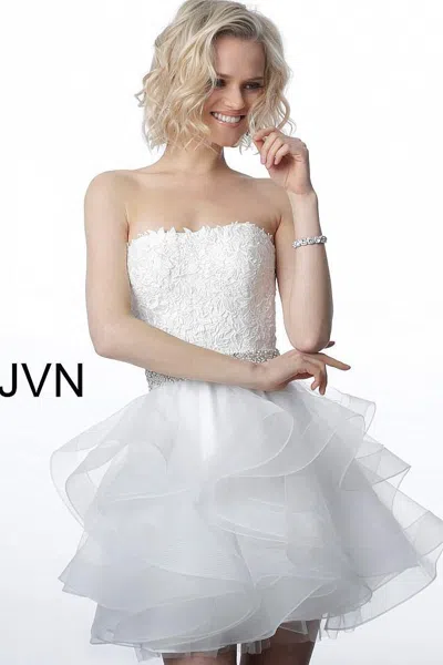 Jovani 3099 Homecoming Short Cocktail Dress In White