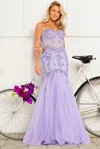 Jovani 37249 Long Formal Prom Dress In Purple