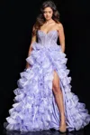 Jovani 37322 Long Formal Prom Dress In Purple