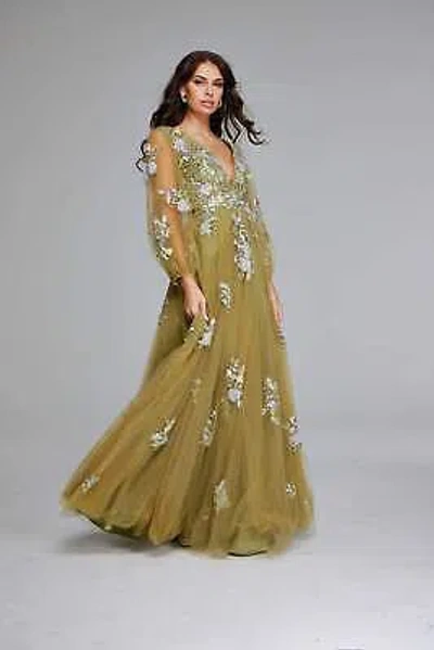 Pre-owned Jovani 37607 Evening Dress Lowest Price Guarantee Authentic In Green