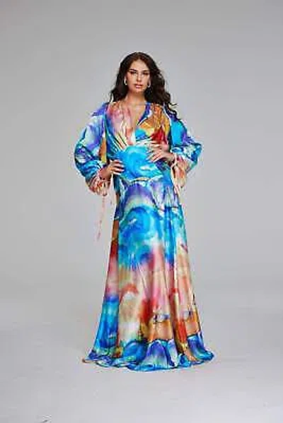 Pre-owned Jovani 37669 Evening Dress Lowest Price Guarantee Authentic In Multi